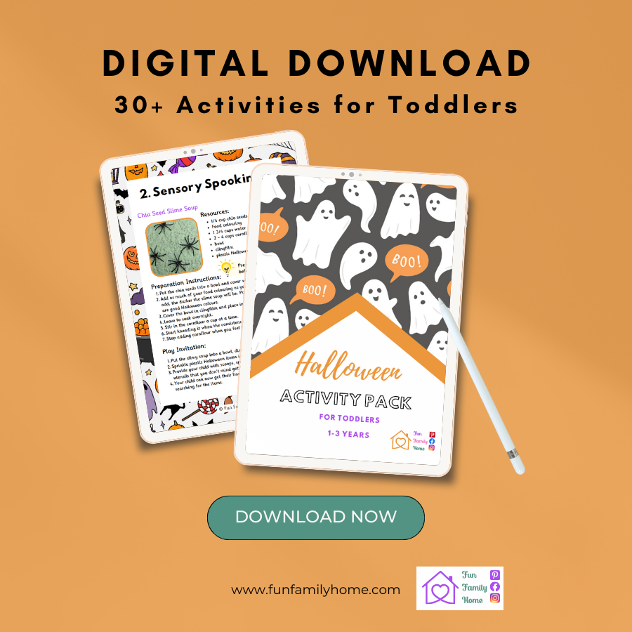 30+ Toddler Activities for Halloween (Digital Download)