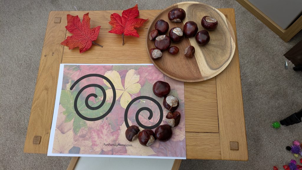 Autumn Leaves Fine Motor Skills Sheets